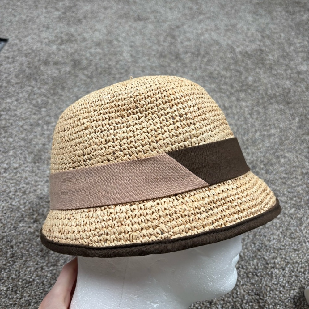 Goorin Bros Straw Cloche Hat - Picture 6 of 9